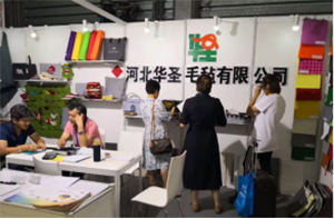 hebei huasheng felt attending cinte techtextil china2418